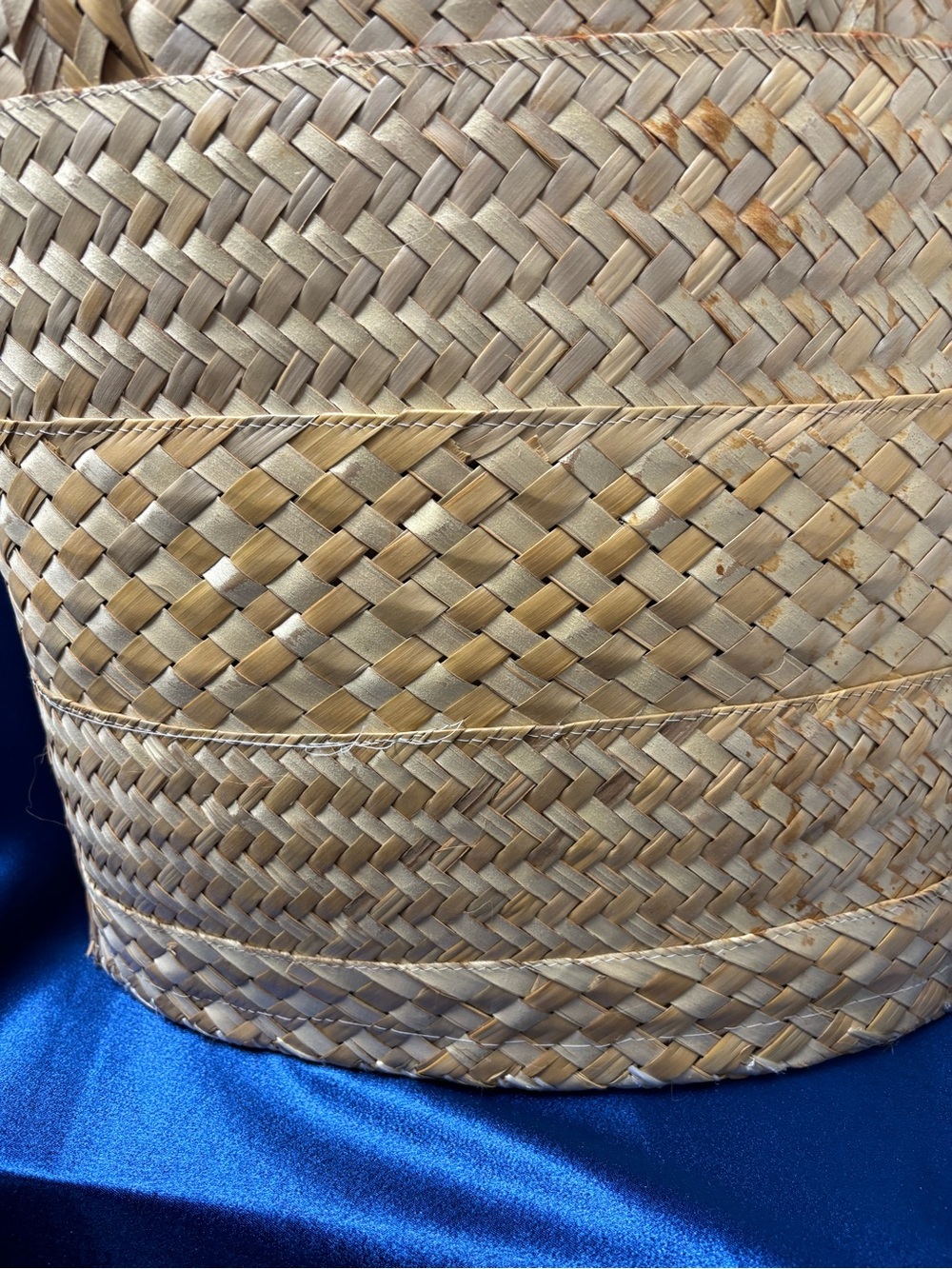 Vintage 1960s Bahamian Straw Tote Bag Bahama Mama Nautical Souvenir Handbag - Picture 6 of 12